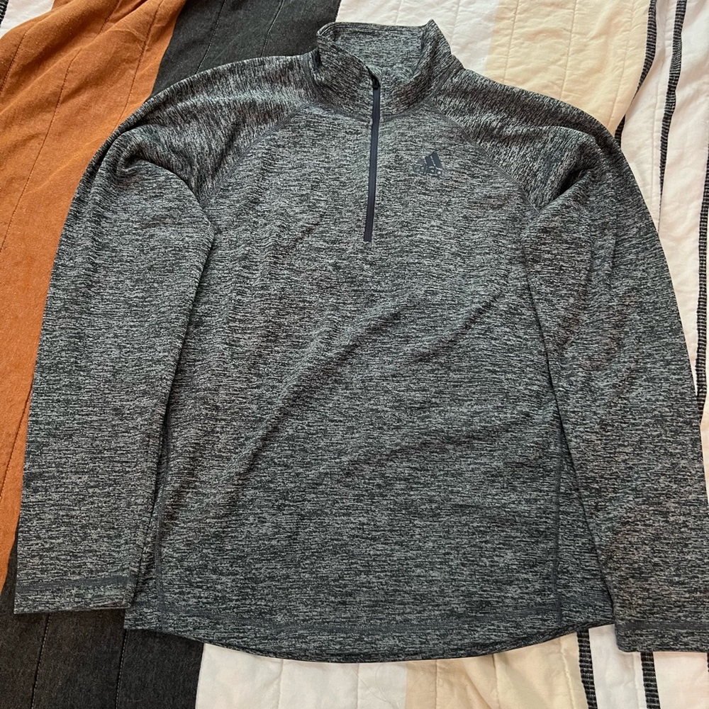 Adidas 1/4 zip dry fit shirt